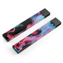 Vivid Pink and Teal liquid Cloud - Premium Decal Protective Skin-Wrap Sticker compatible with the Juul Labs vaping device