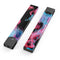 Vivid Pink and Teal liquid Cloud - Premium Decal Protective Skin-Wrap Sticker compatible with the Juul Labs vaping device