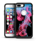 Vivid Pink and Teal liquid Cloud - iPhone 7 or 7 Plus Commuter Case Skin Kit