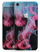 Vivid Pink and Teal liquid Cloud - Skin-kit for the iPhone 8 or 8 Plus