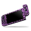 Vivid Purple Leopard Print // Skin Decal Wrap Kit for Nintendo Switch Console & Dock, Joy-Cons, Pro Controller, Lite, 3DS XL, 2DS XL, DSi, or Wii - Vinyl Skin Wrap for Nintendo Switch 2, OLED, Lite, Pro Controller, Wii & Classic Handhelds