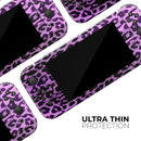 Vivid Purple Leopard Print // Skin Decal Wrap Kit for Nintendo Switch Console & Dock, Joy-Cons, Pro Controller, Lite, 3DS XL, 2DS XL, DSi, or Wii - Vinyl Skin Wrap for Nintendo Switch 2, OLED, Lite, Pro Controller, Wii & Classic Handhelds