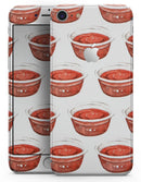 Vivid Red Ketchup Bowl - Skin-kit for the iPhone 8 or 8 Plus