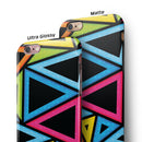 Vivid Retro Overlap iPhone 6/6s or 6/6s Plus 2-Piece Hybrid INK-Fuzed Case