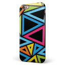 Vivid Retro Overlap iPhone 6/6s or 6/6s Plus 2-Piece Hybrid INK-Fuzed Case