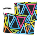 Vivid Retro Overlap - Premium Protective Decal Skin-Kit for the Apple Credit Card