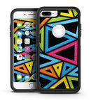Vivid Retro Overlap - iPhone 7 or 7 Plus Commuter Case Skin Kit