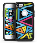 Vivid Retro Overlap - iPhone 7 or 7 Plus Commuter Case Skin Kit