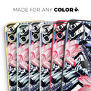 Vivid Tropical Chevron Floral v1 - Protective Skin Wrap & Decal – Compatible with iPhone SE to iPhone 17 Pro Max (All Models)