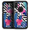 Vivid Tropical Chevron Floral v2 - Skin Kit for the iPhone OtterBox Cases
