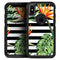 Vivid Tropical Stripe Floral v1 - Skin Kit for the iPhone OtterBox Cases