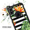 Vivid Tropical Stripe Floral v1 - Skin Kit for the iPhone OtterBox Cases