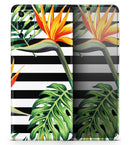 Vivid Tropical Stripe Floral v1 - Skin-Kit for the Samsung Galaxy S-Series S20, S20 Plus, S20 Ultra , S10 & others (All Galaxy Devices Available)