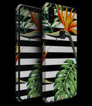 Vivid Tropical Stripe Floral v1 - iPhone XS MAX, XS/X, 8/8+, 7/7+, 5/5S/SE Skin-Kit (All iPhones Available)