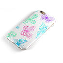 Vivid Vector Butterflies iPhone 6/6s or 6/6s Plus 2-Piece Hybrid INK-Fuzed Case