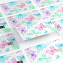 Vivid Vector Butterflies - Premium Protective Decal Skin-Kit for the Apple Credit Card