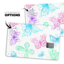 Vivid Vector Butterflies - Premium Protective Decal Skin-Kit for the Apple Credit Card