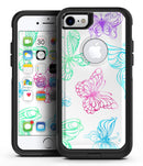 Vivid Vector Butterflies - iPhone 7 or 8 OtterBox Case & Skin Kits