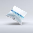 Vivid Water Layers ink-Fuzed Decorative Throw Pillow