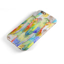 Vivid Watercolor Feather Overlay iPhone 6/6s or 6/6s Plus 2-Piece Hybrid INK-Fuzed Case