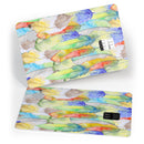 Vivid Watercolor Feather Overlay - Premium Protective Decal Skin-Kit for the Apple Credit Card