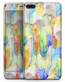 Vivid Watercolor Feather Overlay - Skin-kit for the iPhone 8 or 8 Plus