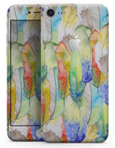 Vivid Watercolor Feather Overlay - Skin-kit for the iPhone 8 or 8 Plus