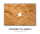 Brown Crumpled Paper MacBook Skin