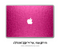 Pink Stamped Metal MacBook Skin