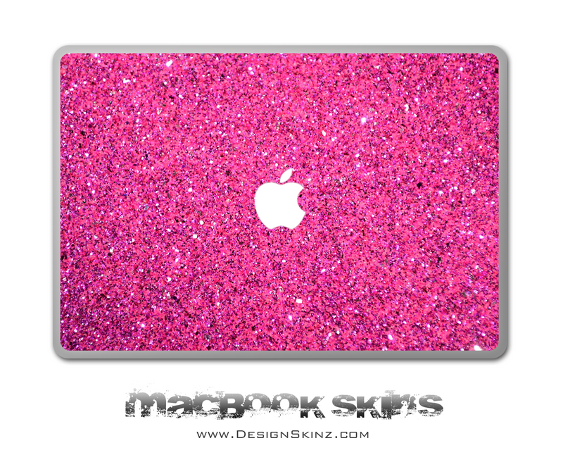 Pink Glitter Ultra Metallic MacBook Skin