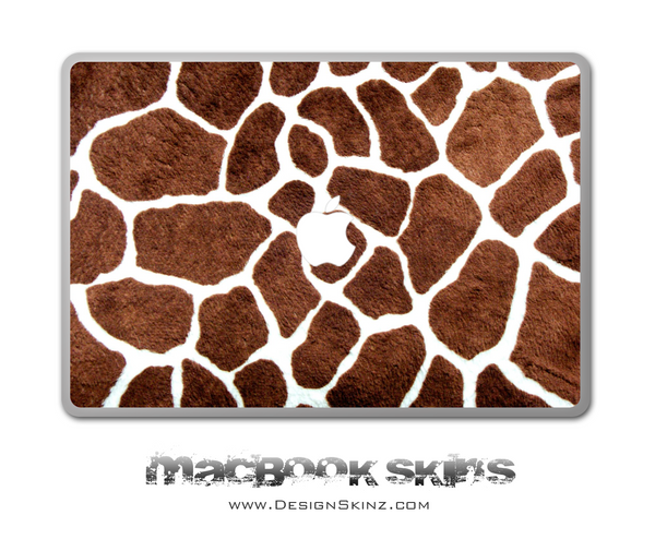 Real Giraffe Pattern MacBook Skin