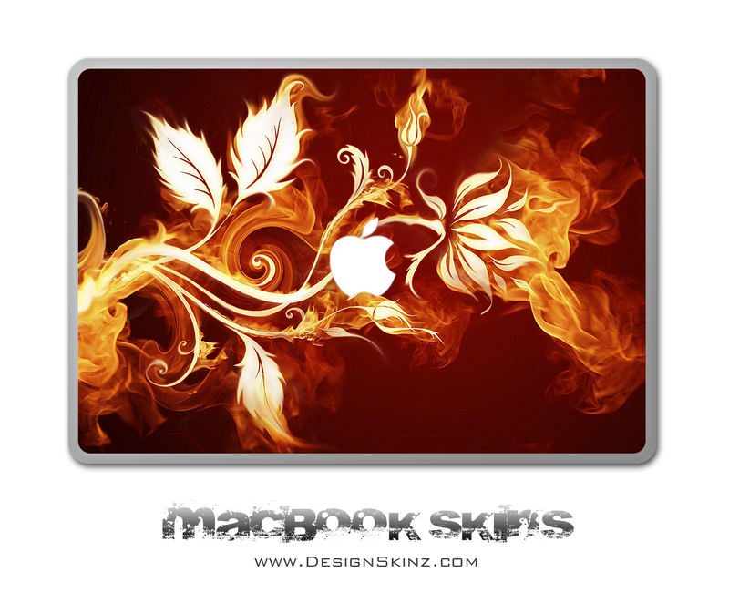 Flaming Branch MacBook Skin