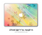 Watercolored Sun-Rays MacBook Skin