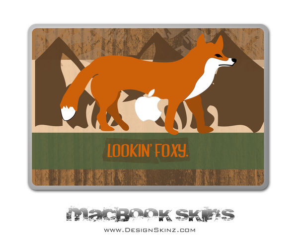 Lookin Foxy MacBook Skin by Lauren Pyles