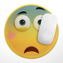 Wahhh Sick Friendly Emoticons// WaterProof Rubber Foam Backed Anti-Slip Mouse Pad for Home Work Office or Gaming Computer Desk