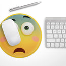 Wahhh Sick Friendly Emoticons// WaterProof Rubber Foam Backed Anti-Slip Mouse Pad for Home Work Office or Gaming Computer Desk