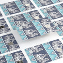 Walking Sacred Elephant Pattern - Premium Protective Decal Skin-Kit for the Apple Credit Card