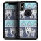 Walking Sacred Elephant Pattern - Skin Kit for the iPhone OtterBox Cases