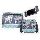 Walking Sacred Elephant Pattern // Skin Decal Wrap Kit for Nintendo Switch Console & Dock, Joy-Cons, Pro Controller, Lite, 3DS XL, 2DS XL, DSi, or Wii - Vinyl Skin Wrap for Nintendo Switch 2, OLED, Lite, Pro Controller, Wii & Classic Handhelds