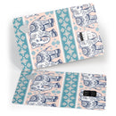 Walking Sacred Elephant Pattern V2 - Premium Protective Decal Skin-Kit for the Apple Credit Card