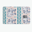 Walking Sacred Elephant Pattern V2 - Premium Protective Decal Skin-Kit for the Apple Credit Card