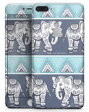 Walking Sacred Elephant Pattern - Skin-kit for the iPhone 8 or 8 Plus