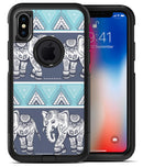 Walking Sacred Elephant Pattern - iPhone X OtterBox Case & Skin Kits