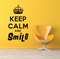 Keep Calm And Smile 2 Wall Decal