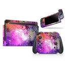 Warped Neon Color-Splosion // Skin Decal Wrap Kit for Nintendo Switch Console & Dock, Joy-Cons, Pro Controller, Lite, 3DS XL, 2DS XL, DSi, or Wii - Vinyl Skin Wrap for Nintendo Switch 2, OLED, Lite, Pro Controller, Wii & Classic Handhelds