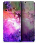 Warped Neon Color-Splosion - Premium Vinyl Skin Decal for Samsung Galaxy S25 Ultra, S24, S23, S22 & All Galaxy S Models