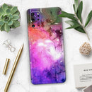Warped Neon Color-Splosion - Premium Vinyl Skin Decal for Samsung Galaxy S25 Ultra, S24, S23, S22 & All Galaxy S Models
