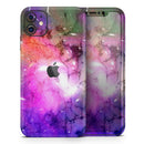 Warped Neon Color-Splosion - Vinyl Skin Wrap for iPhone 17 Pro Max, 17 Pro, 17 Air, 17, 16 & All Models — Soft Matte or Ultra Gloss