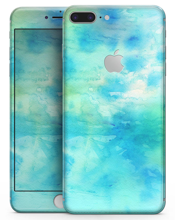 Washed 08242 Absorbed Watercolor Texture - Skin-kit for the iPhone 8 or 8 Plus
