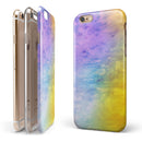 Washed 42083 Absorbed Watercolor Texture iPhone 6/6s or 6/6s Plus 2-Piece Hybrid INK-Fuzed Case